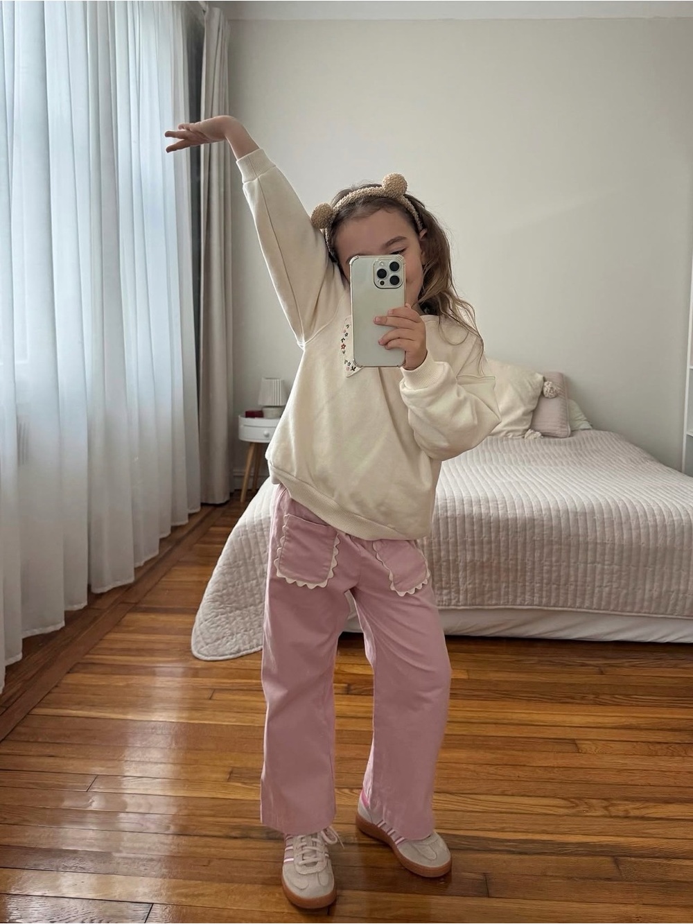 Dusty Rose Zara pants with cute Pockets